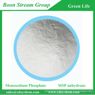 White power Monosodium Phosphate anhydrous MSP 98% min